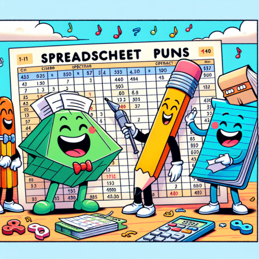 200+ Insanely Punny Spreadsheet Jokes That Will Make You Excel – Punspedia